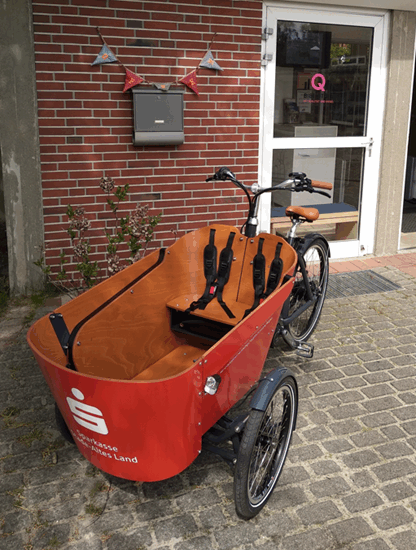 Ab sofort können Sie das E-Lastenrad wieder ausleihen!